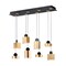 Et2 Nob 8-Light 33" Wide Black / Gold Linear Pendant E20867-75BKGLD - alternate 1